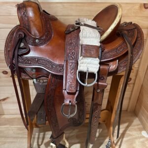 16” Circle Y Hardseat Ranch Roper Western Saddle Model 1156
